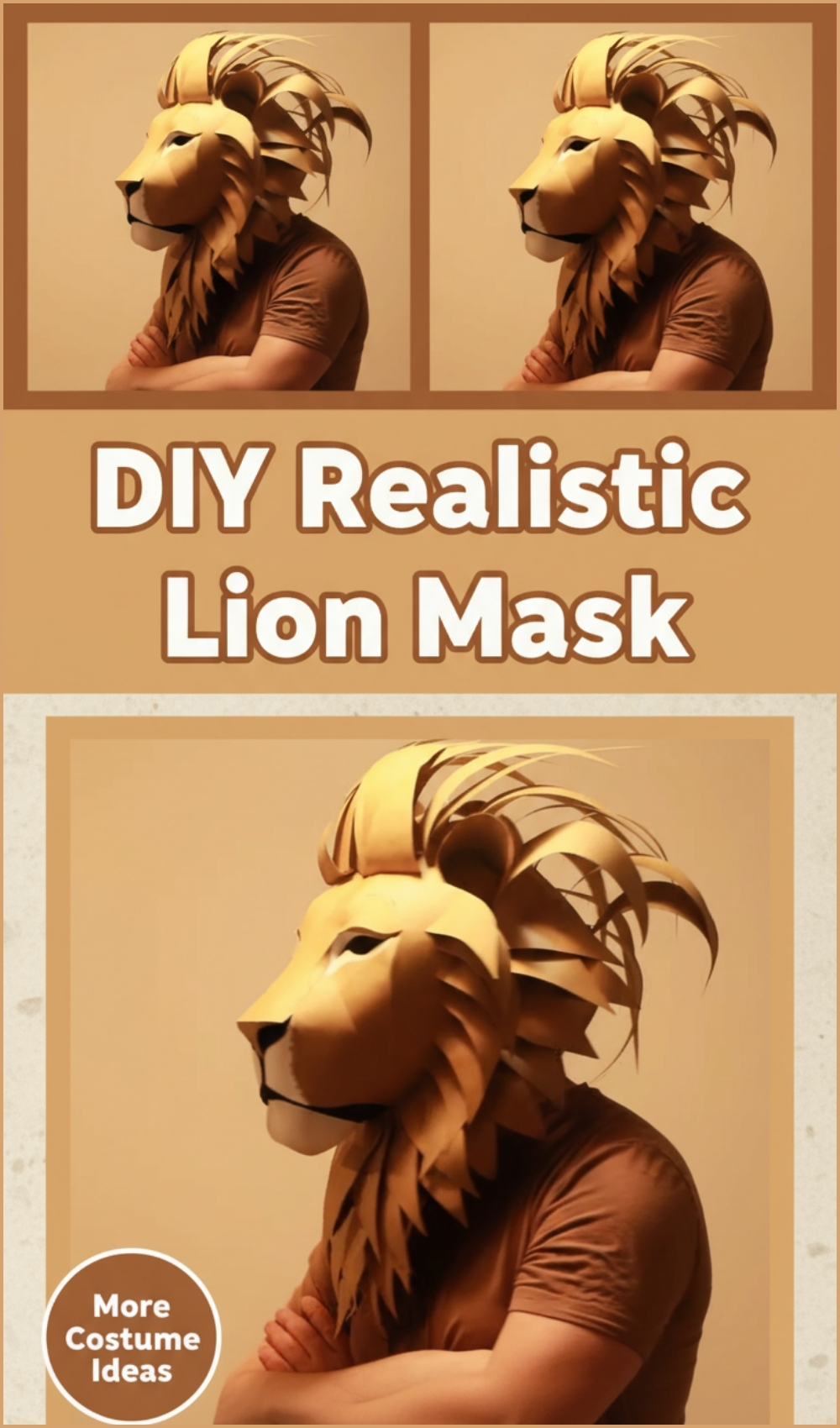 DIY Realistic Lion Mask