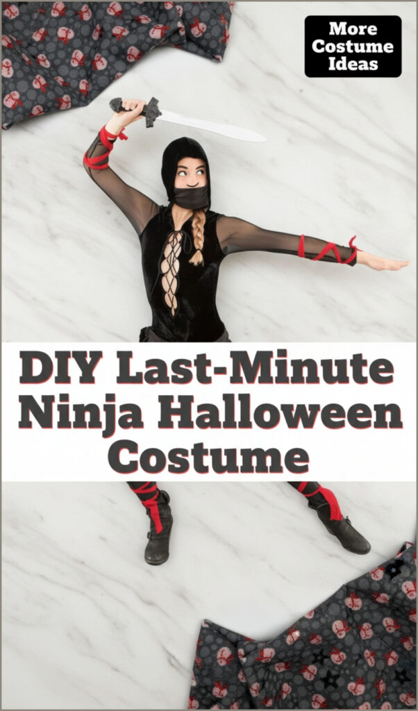 10 DIY Ninja Costume Ideas For Halloween And Dress Up Fun - Crafted ...