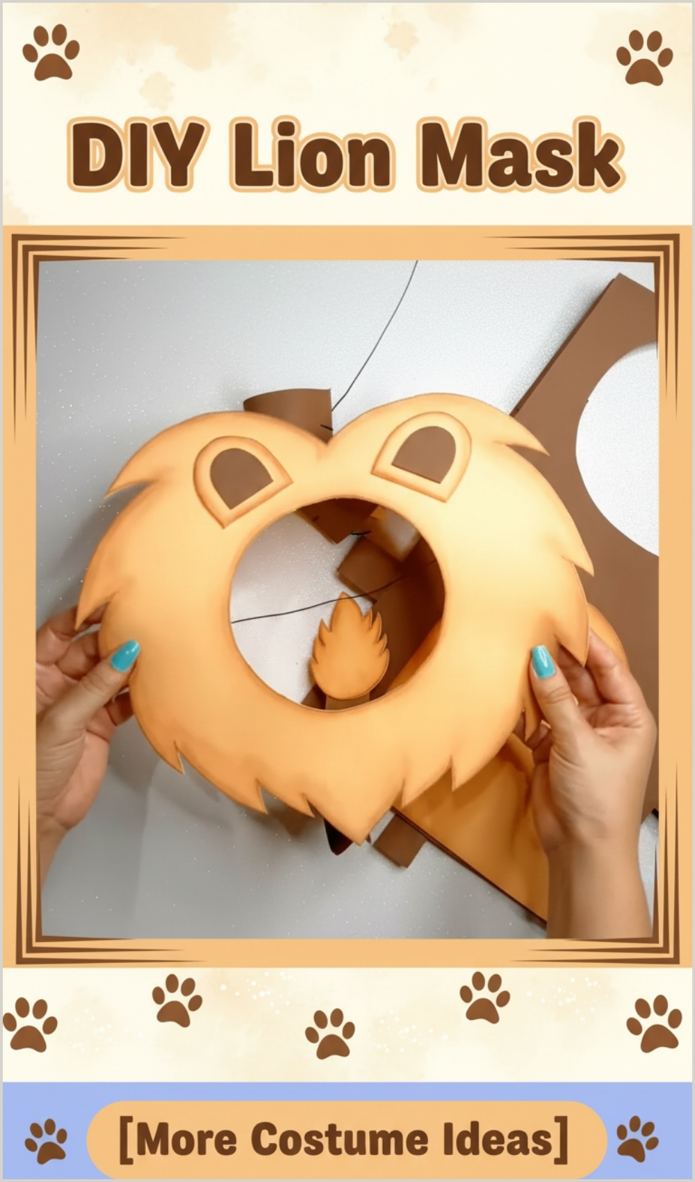 _Esay DIY Lion Mask