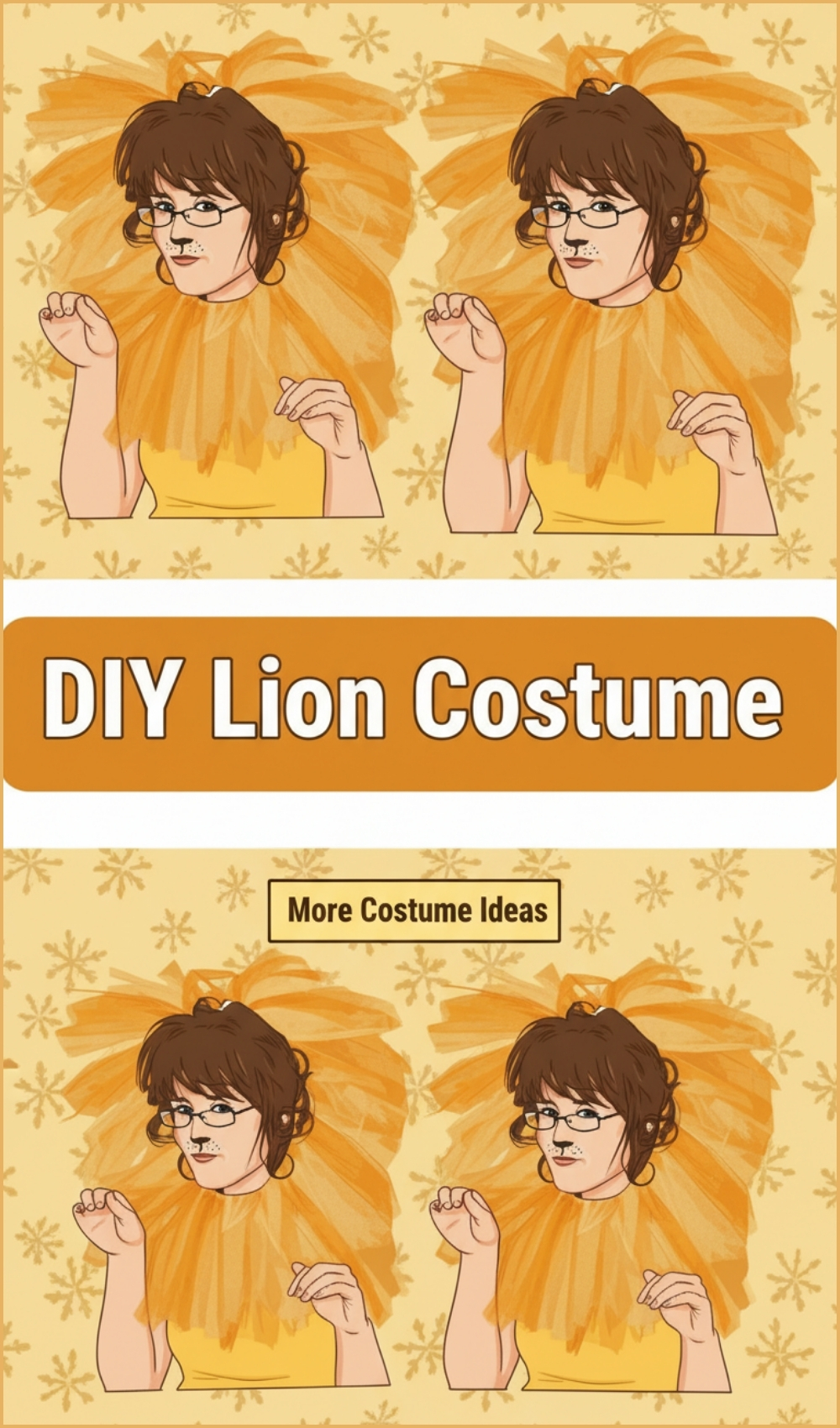 _Unique DIY Lion Costume