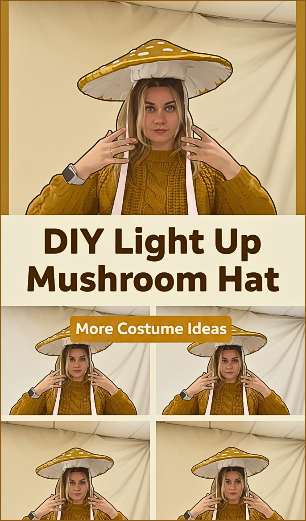 _Easy DIY Light Up Mushroom Hat