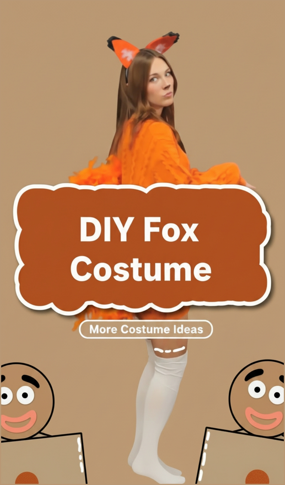 Diy Fox In Socks Costumenull