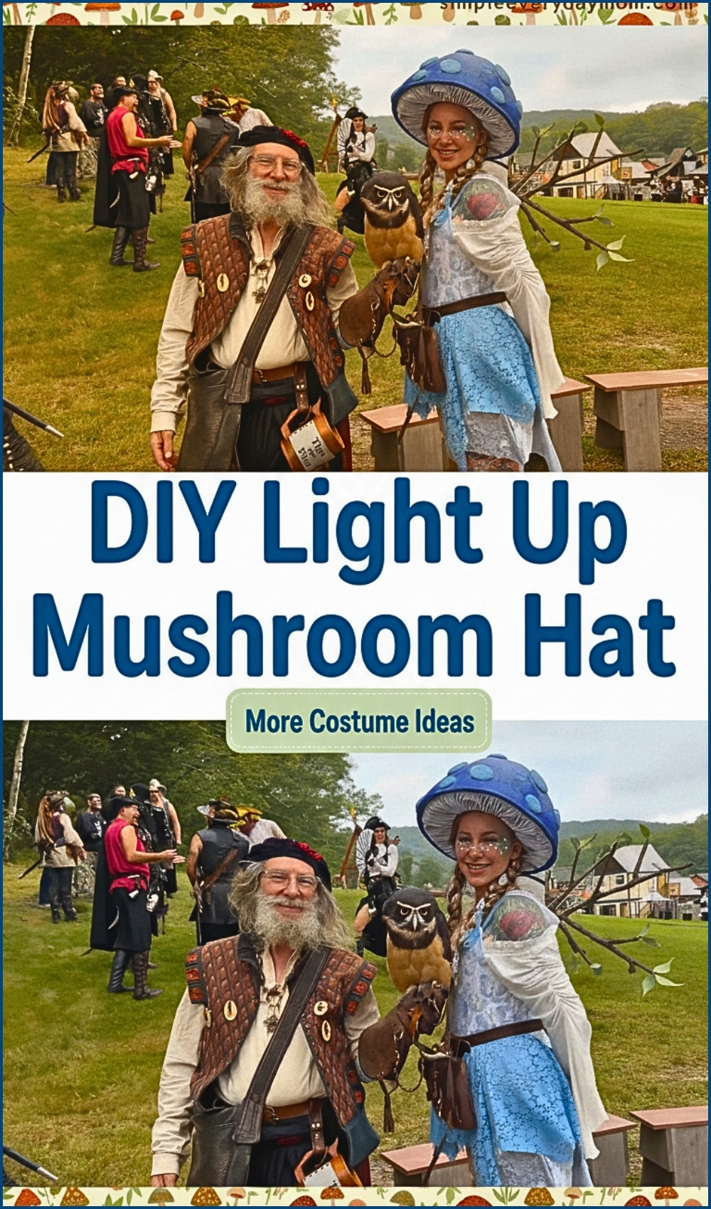 _Unique DIY Light Up Mushroom Hat