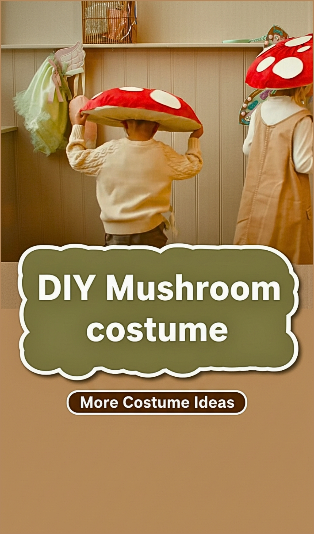 Unique DIY Mushroom costume