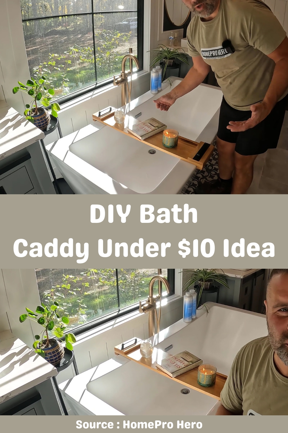 DIY Bath Caddy Under $10