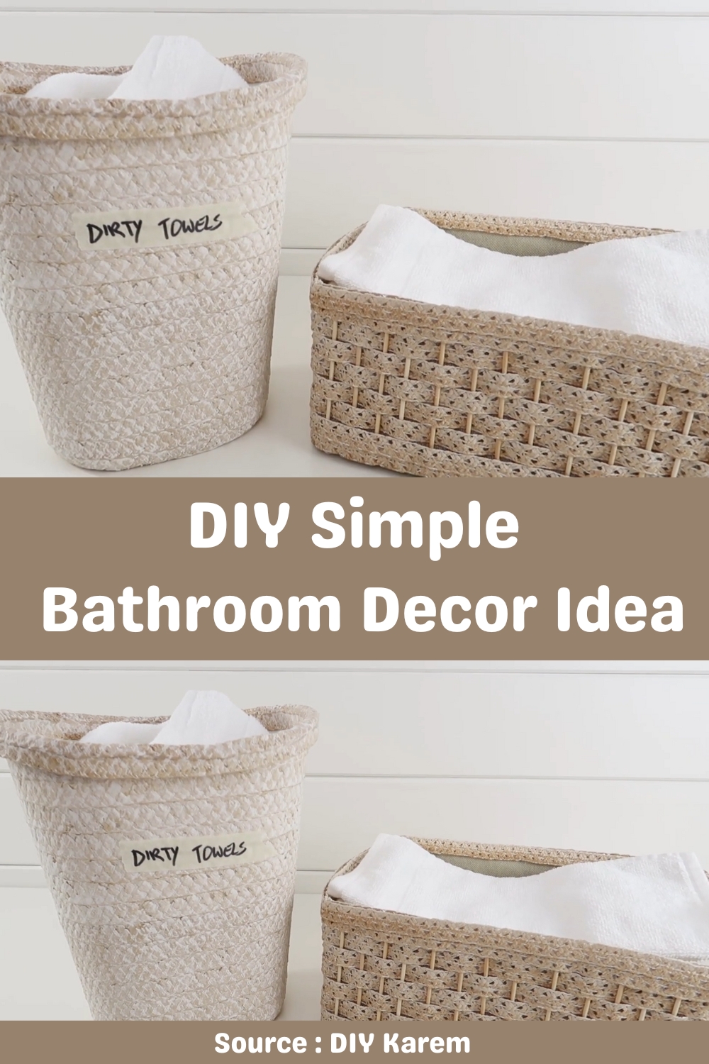 DIY Simple Bathroom Decor