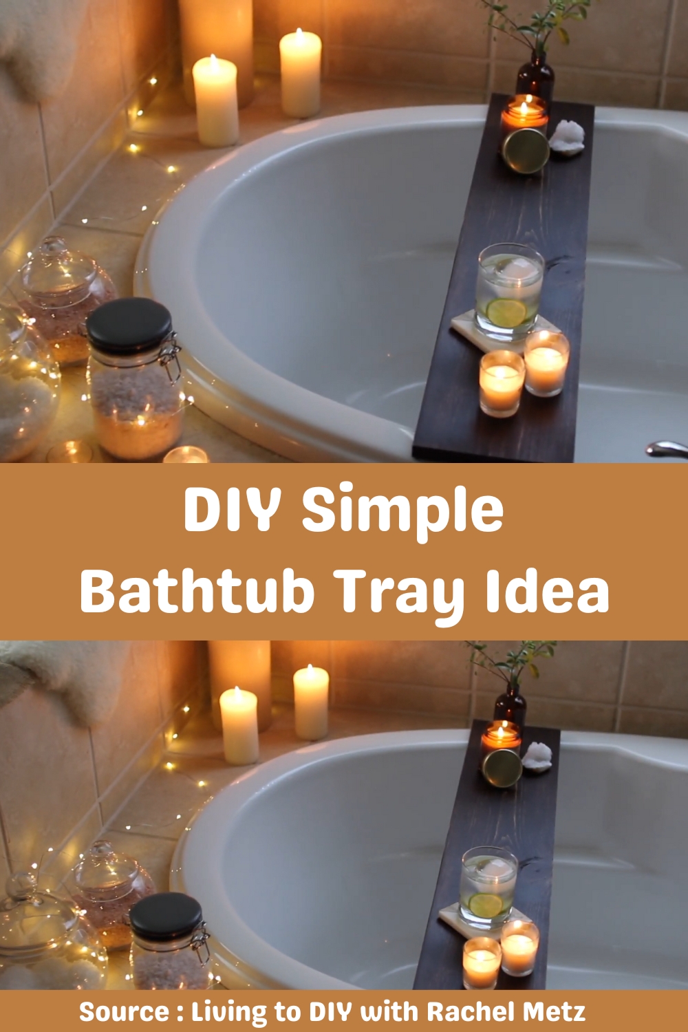 DIY Simple Bathtub Tray (1)