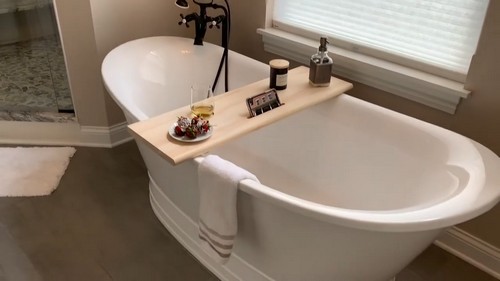 DIY Build A Bathtub Tray